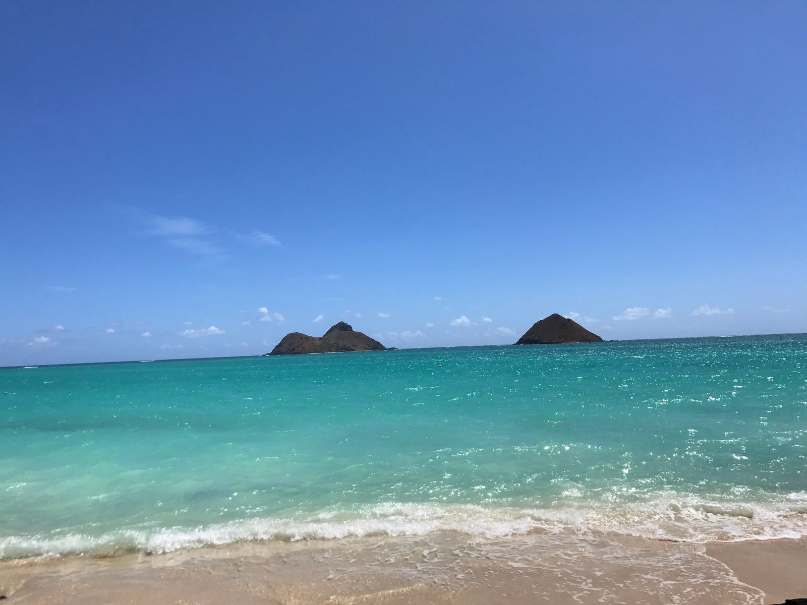 Lanikai Beach and the Mokulua islets